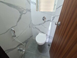 Bathroom in 1 BHK Apartment at Raunak Bliss B2, Ghodbunder Road – for Rent