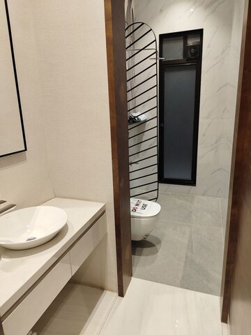 Bathroom in 4 BHK Apartment at Pokhran Road No One – for Sale