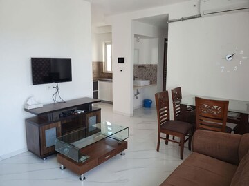 Living Room in 2 BHK Apartment at Nahar F Residences, Balewadi – for Rent