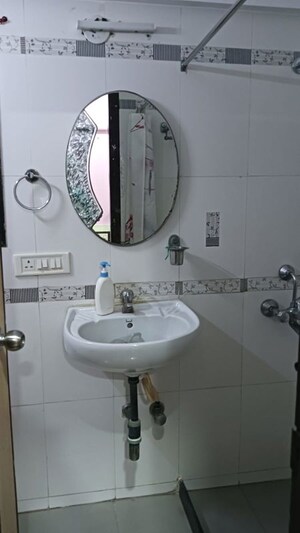 Bathroom in 2 BHK Apartment at HDIL Dheeraj Jamuna, Malad West – for Rent