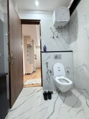 Bathroom in 2 BHK Apartment at Freedom Fighters Enclave – for Rent
