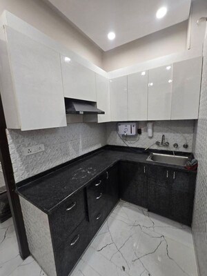 Kitchen in 1 BHK Builder Floor at Freedom Fighters Enclave – for Rent