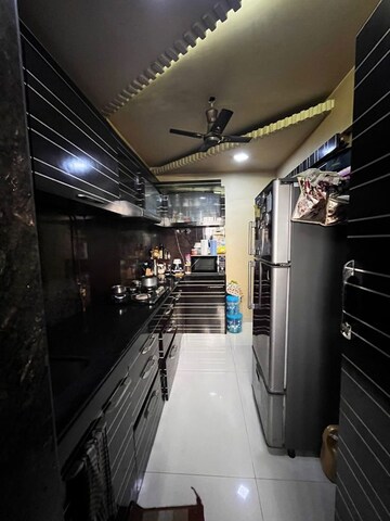 Kitchen in 3 BHK Apartment at Shiv Om Complex, Powai – for Rent