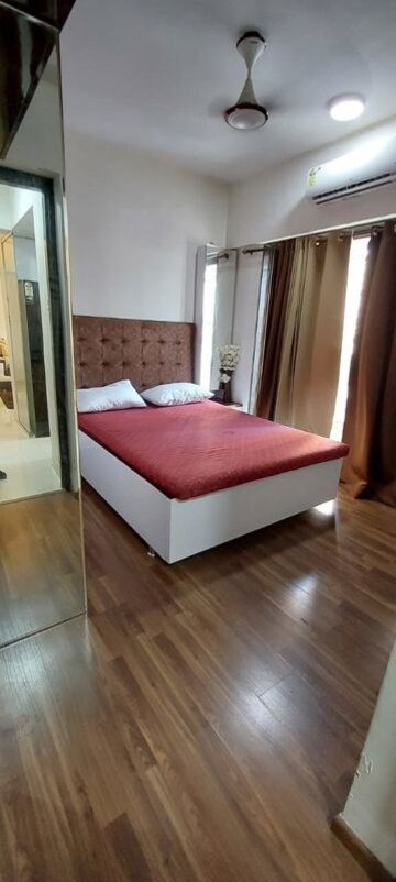 Bedroom in 1 BHK Apartment at Sethia Kalpavruksh Heights, Kandivali West – for Rent