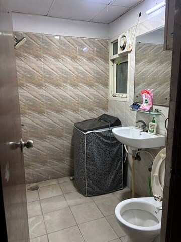 Bathroom in 2 BHK Apartment at Antriksh Golf View, Sector 78 – for Rent