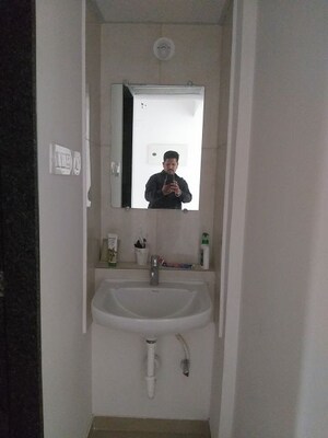 Bathroom in 2 BHK Builder Floor at Kolte Patil Three Jewels, Kondhwa – for Rent