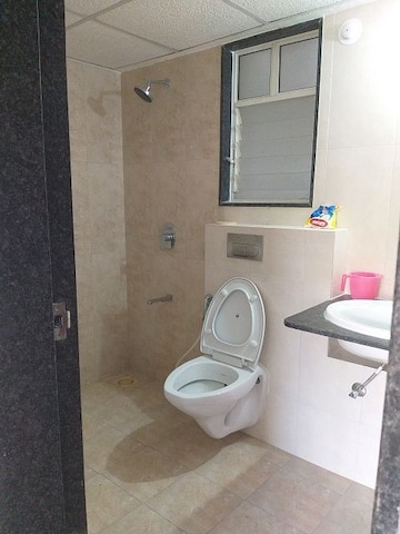 Bathroom in 2 BHK Builder Floor at Kolte Patil Three Jewels, Kondhwa – for Rent