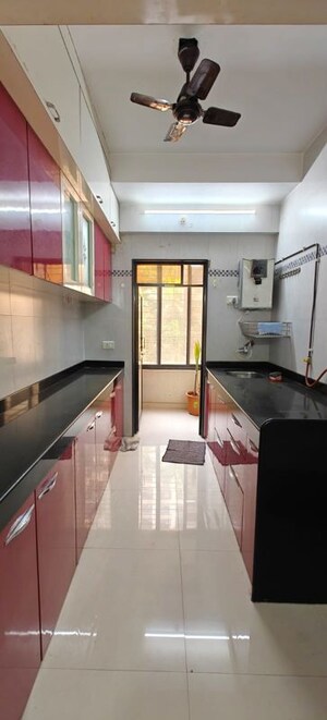 Kitchen in 1 BHK Apartment at Mahadev Samarth Garden, Bhandup West – for Rent