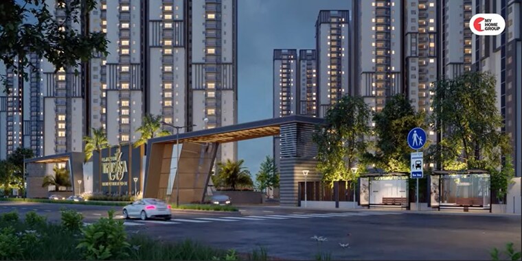 Swimming Pool, my-home-tridasa 2.5 Bedroom 1505 Sq.Ft. Apartment In Tellapur Hyderabad 9766216