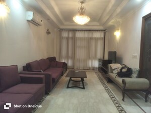 Living Room in 3 BHK Builder Floor at Green Park – for Rent