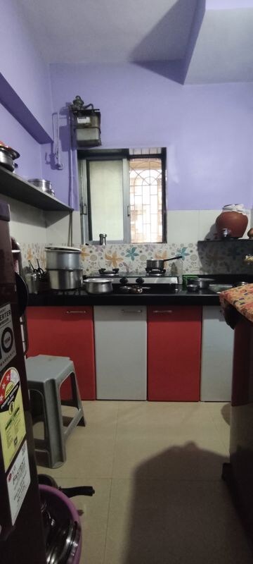 Kitchen in 1 RK Apartment at Vrindavan Society Thane West, Vrindavan Society – for Sale