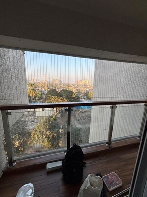 Balcony in 2 BHK Apartment at Vaibhavlaxmi Queens Glory, Chembur – for Rent