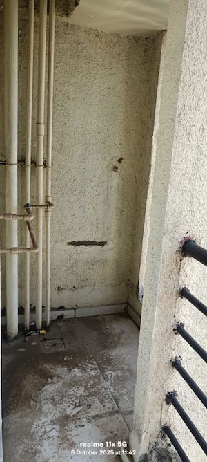 Staircase in 1 BHK Apartment at Rashmi Star City, Naigaon East – for Rent