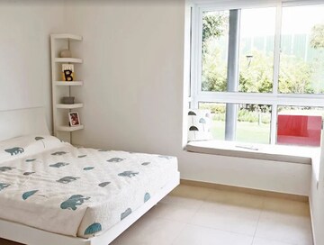 Bedroom in 2 BHK Apartment at Bhartiya City Nikoo Homes II, Thanisandra Main Road – for Rent