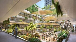  Shop – Exterior View View at Trehan Iris Broadway Greno West, Roza Yakubpur - for Sale