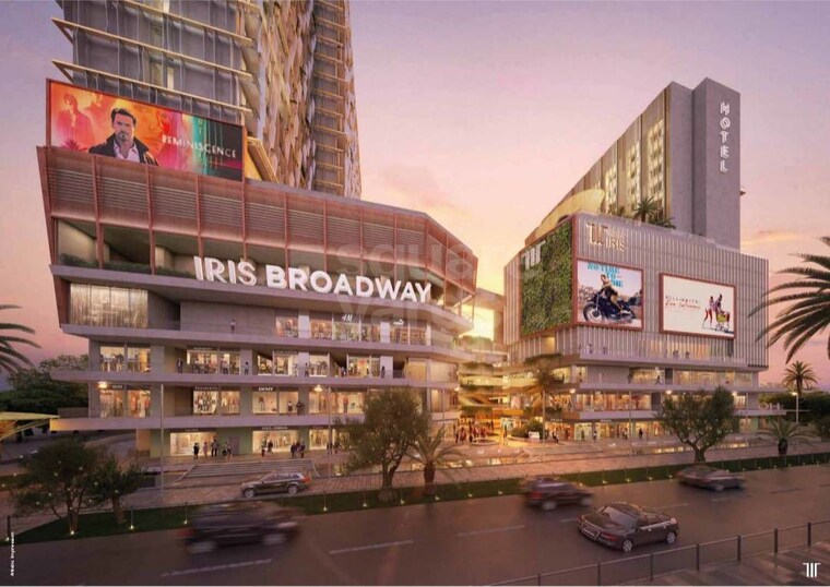 Exterior View, trehan-iris-broadway-greno-west Commercial Shop 300 Sq.Ft. In Roza Yakubpur Greater Noida 9766779