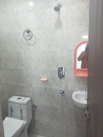 Bathroom in 1 RK Apartment at Dhoot Time Residency, Sector 63 – for Rent