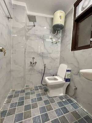 Bathroom in 2 BHK Builder Floor at Saket – for Rent