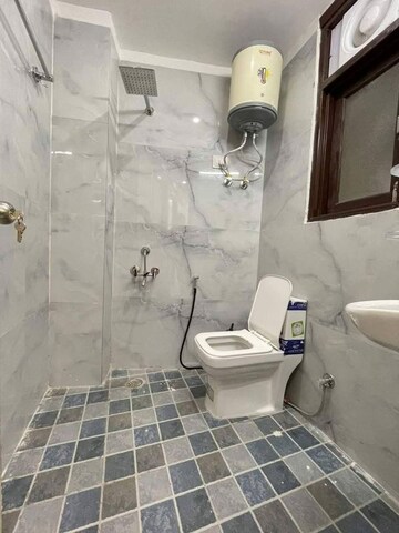 Bathroom in 2 BHK Builder Floor at Saket – for Rent