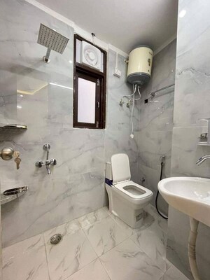 Bathroom in 2 BHK Builder Floor at Saket – for Rent