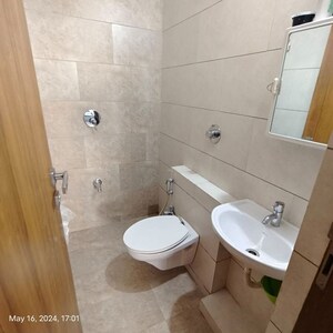 Bathroom in 3 BHK Apartment at Shela – for Rent