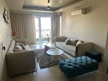 Living Room in 4 BHK Builder Floor at Emaar MGF Emerald Hills, Sector 65 – for Sale
