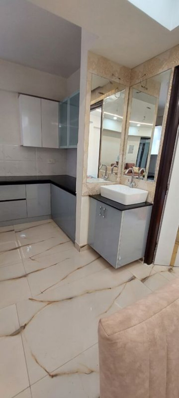 Bathroom, real-anchor-world-residency 3 Bedroom 820 Sq.Ft. Apartment In Indrapuram Ghaziabad 9766992