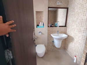 Bathroom in 1 BHK Apartment at KM Horizon Flora, Ghodbunder Road – for Sale