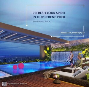 Swimming Pool in 3 BHK Apartment at Sunbeam Heights, Andheri West – for Sale