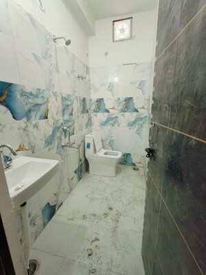 Bathroom in 1 BHK Builder Floor at Saket – for Rent