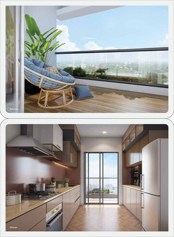 Kitchen in 4 BHK Apartment at Jyoti Nagar – for Sale