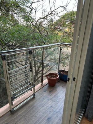 Balcony in 3 BHK Apartment at Bhosale Nagar – for Rent