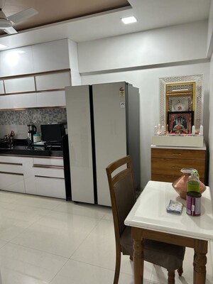 Kitchen in 3 BHK Apartment at Bhosale Nagar – for Rent