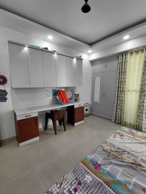 Living Room in 3 BHK Apartment at Saya Gold Avenue, Vaibhav Khand – for Rent