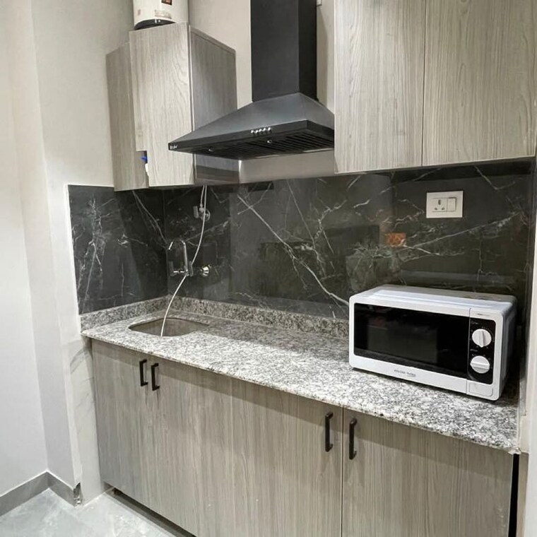 Kitchen, sector 52 1 RK 900 Sq.Ft. Builder Floor In Sector 52 Gurgaon 9767478