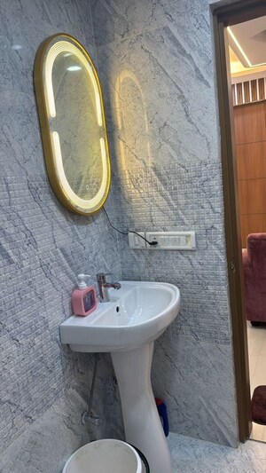 Bathroom in 2 BHK Apartment at V3S Indralok, Indrapuram – for Rent