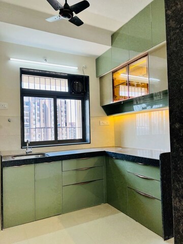 Kitchen in 2 BHK Apartment at Kalpataru Immensa, Kolshet Road – for Rent