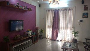 Living Room in 2 BHK Apartment at GK Rose Icon, Pimple Saudagar – for Rent
