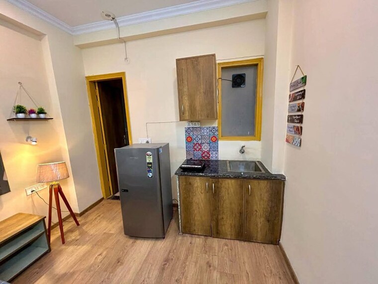 Kitchen, saket 1 RK 300 Sq.Ft. Apartment In Saket Delhi 9768113