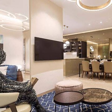 Living Room in 2 BHK Apartment at Platinum Life, Munshi Nagar – for Sale