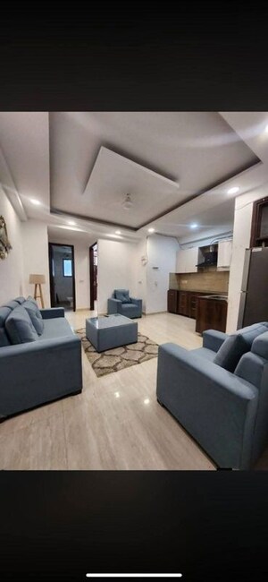 Living Room in 2 BHK Apartment at Freedom Fighters Enclave – for Rent