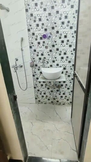 Bathroom in 2 BHK Apartment at Mahape – for Rent
