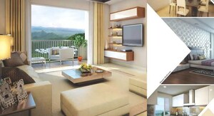 Living Room in 3.5 BHK Apartment at Emaar Palm Gardens, Sector 83 – for Rent