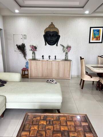 Living Room in 3.5 BHK Apartment at Emaar Palm Gardens, Sector 83 – for Rent