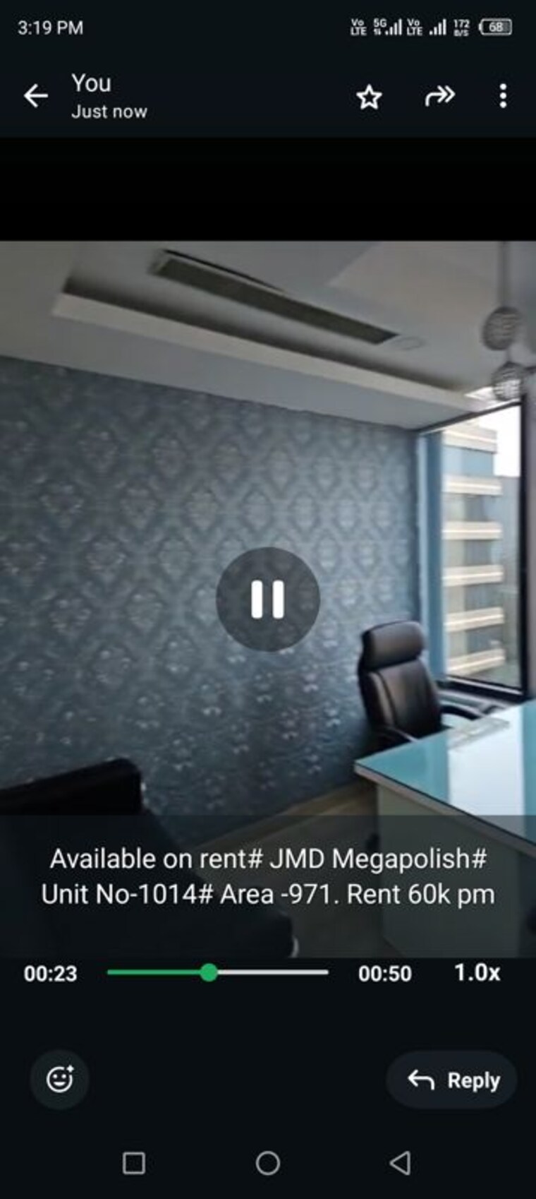  Parking, jmd-megapolis Commercial Office Space 971 Sq.Ft. In Sector 48 Gurgaon 9769321
