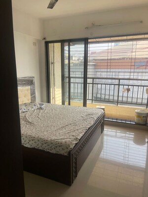 Bedroom in 2.5 BHK Apartment at Shah Royale, Kharghar – for Rent