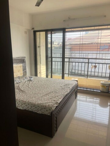 Bedroom in 2.5 BHK Apartment at Shah Royale, Kharghar – for Rent