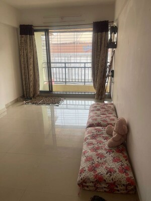 Living Room in 2.5 BHK Apartment at Shah Royale, Kharghar – for Rent
