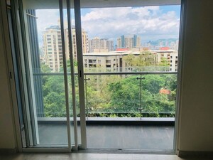 Balcony in 3 BHK Apartment at Courtyard by Narang Realty and The Wadhwa Group, Pokhran Road No Two – for Sale