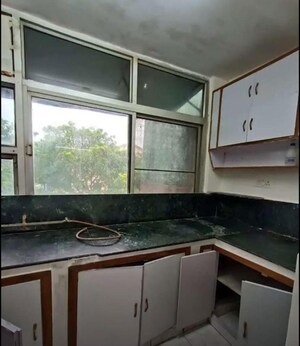 Kitchen in 1 BHK Builder Floor at Rohini Sector 9 – for Rent